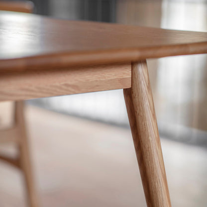 Longcot Dining Table by Garden Trading - Oak