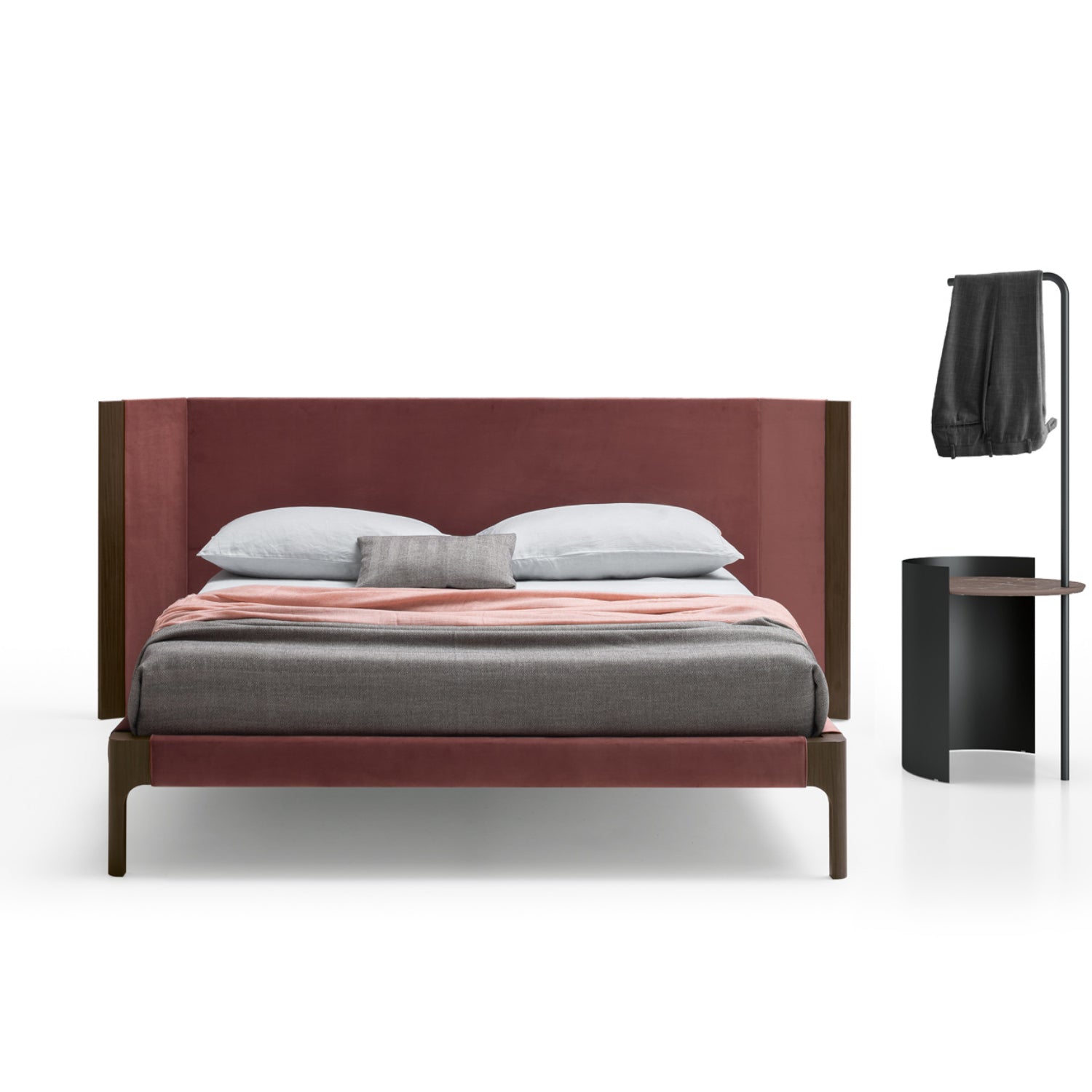 Maistro upholstered Bed by Santa Lucia