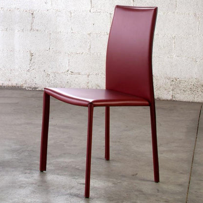 Manila Elegant Real or Eco Leather Dining Chair by Imperial Line