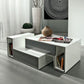 Marika modular white gloss coffee table