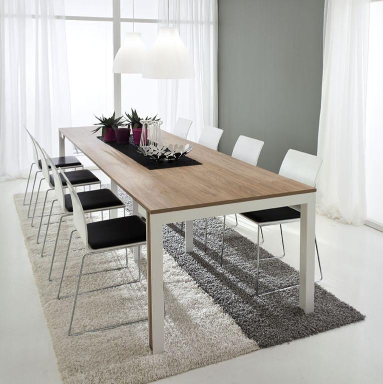 Modern design console extending dining table 