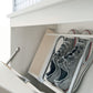 Minima suspended 3 door shoe storage & bench by Birex - myitalianliving