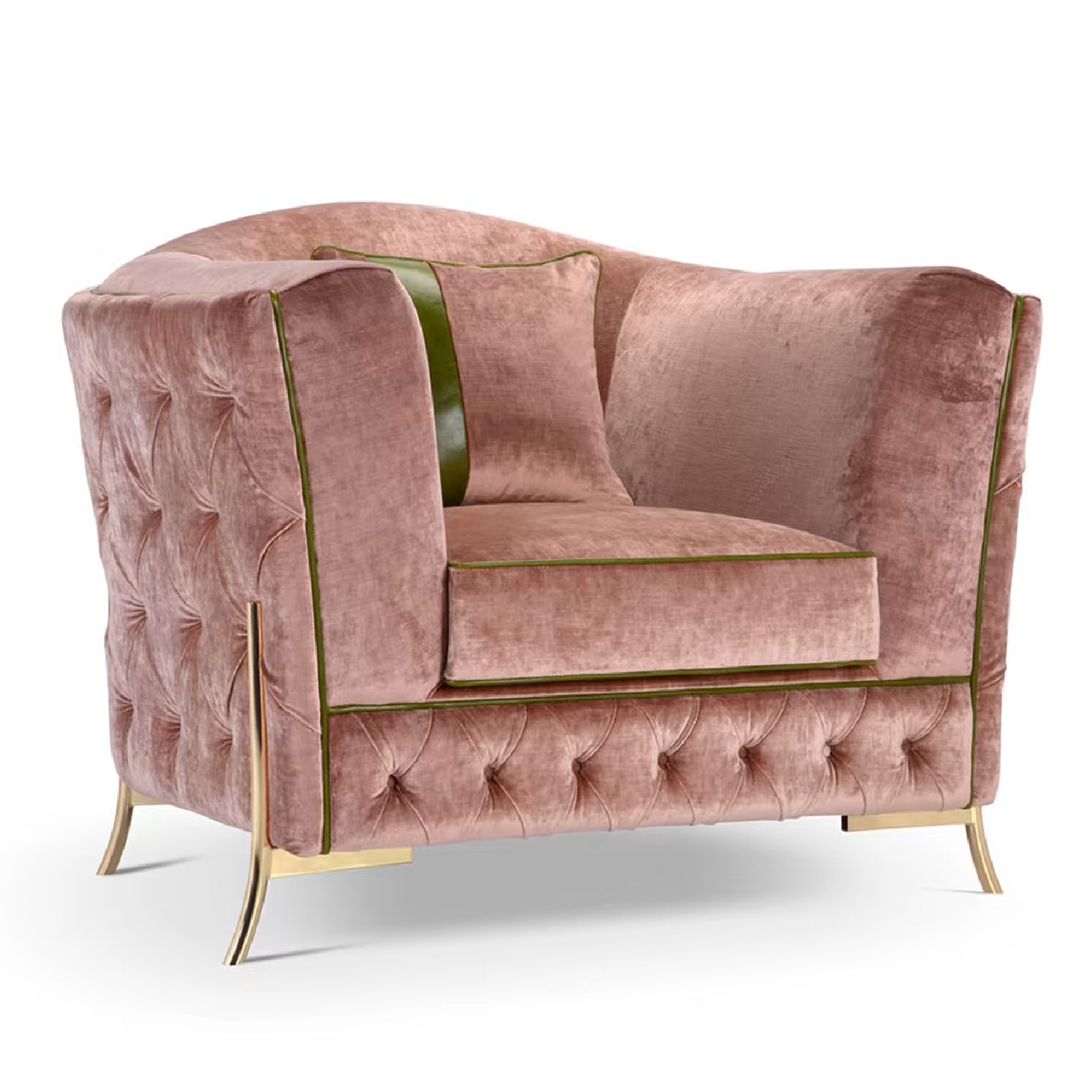 Nefele Pink Armchair by Domingo Salotti