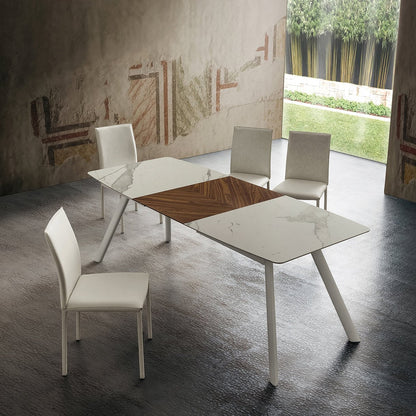 Neil modern extending dining table by La Primavera - myitalianliving