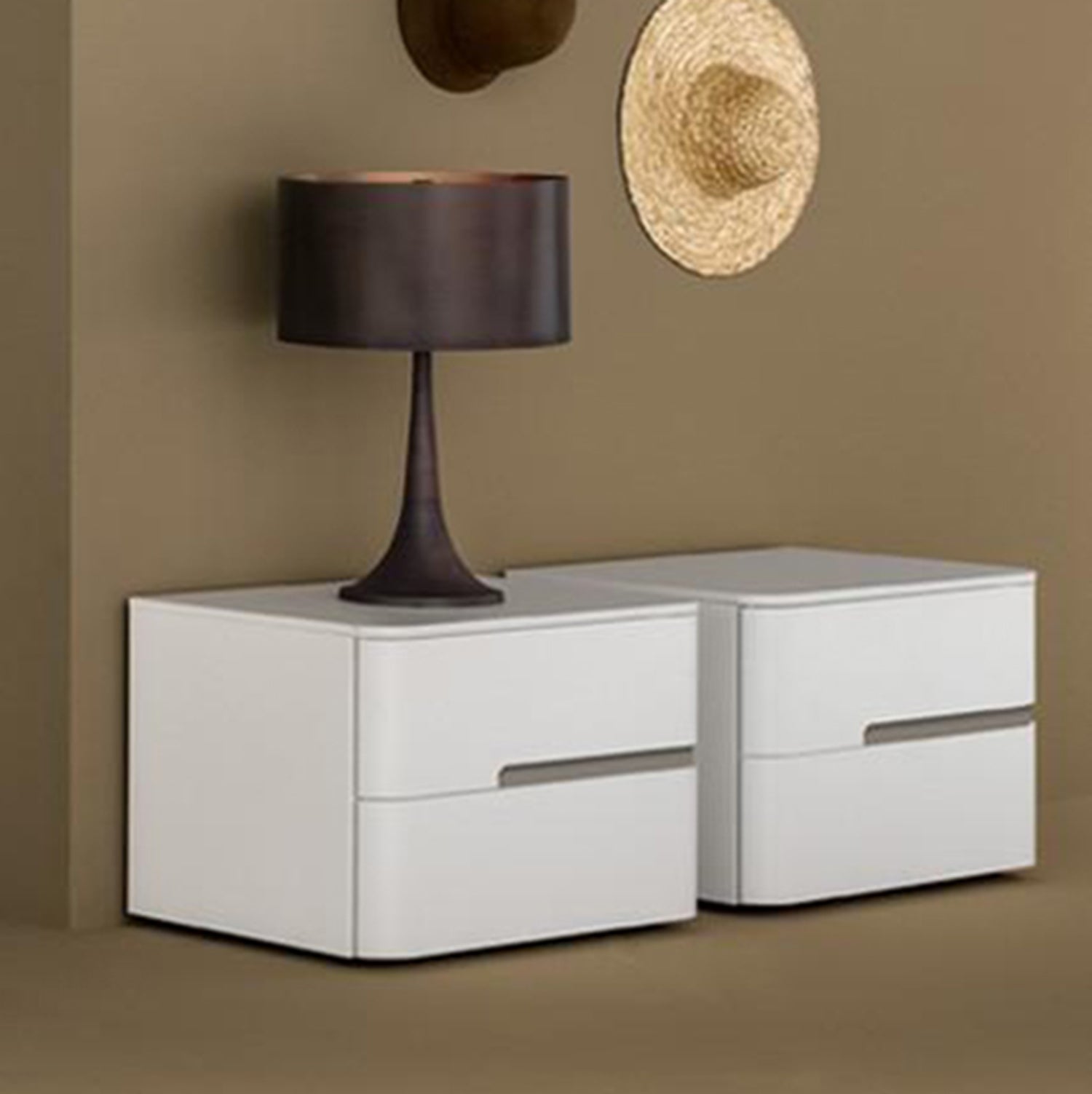 Opale Collection Bedside Cabinet - Tallboy - Bedside table