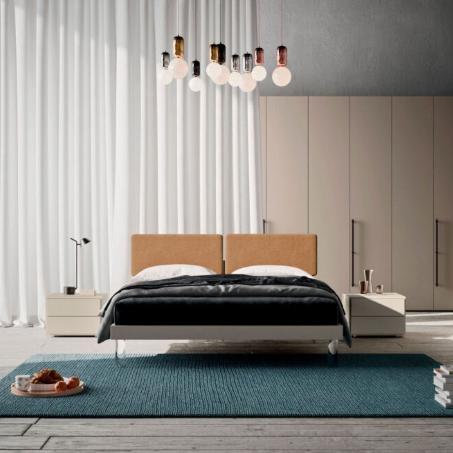 Cecilia Wooden Bed by Orme Design