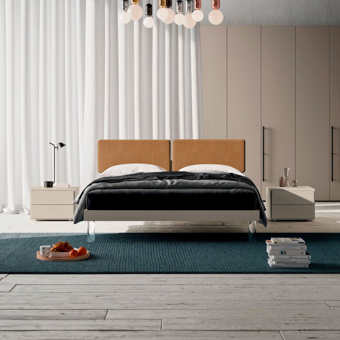 Cecilia Wooden Bed by Orme Design