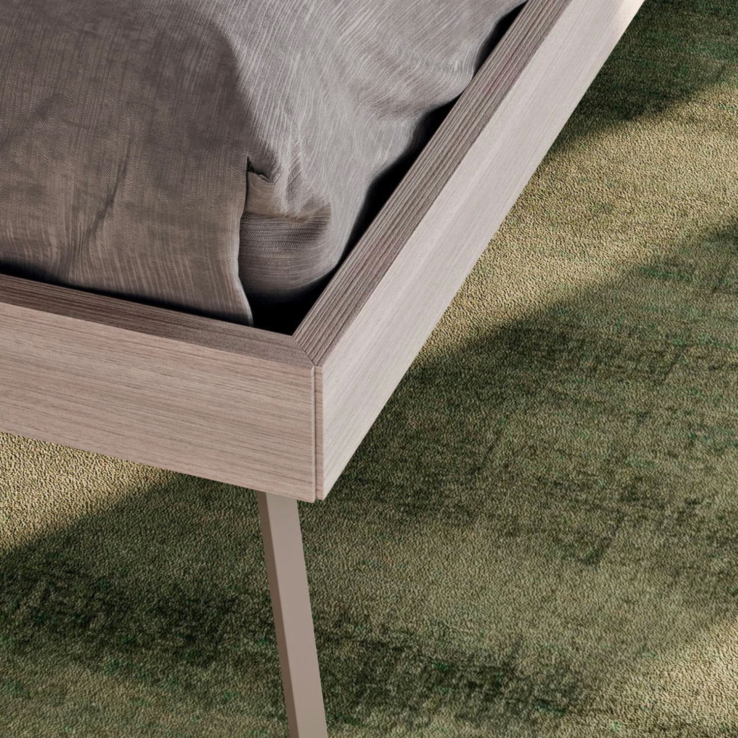 Lansa Wooden Bed by Orme Design