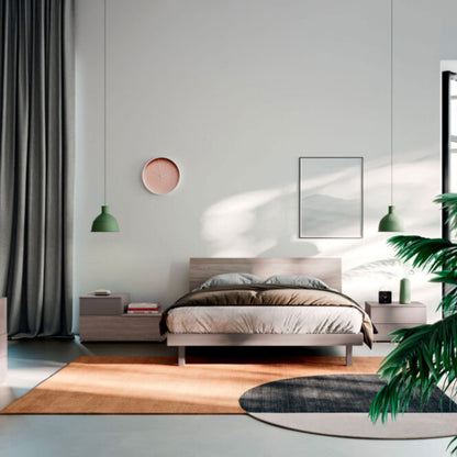 Trapezio Wooden Bed by Orme Design