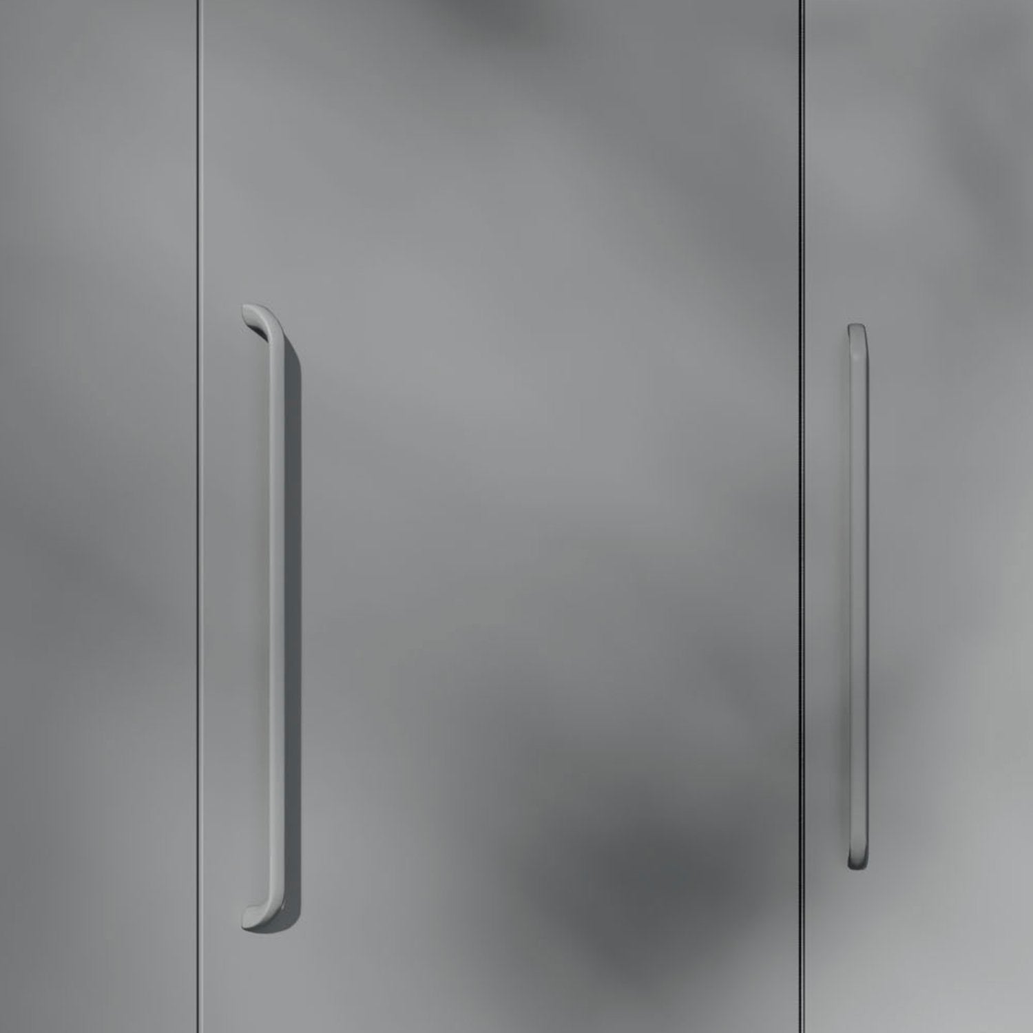 Hinged Door Wardrobe with Liscia Door and M10 Handle by Orme Design