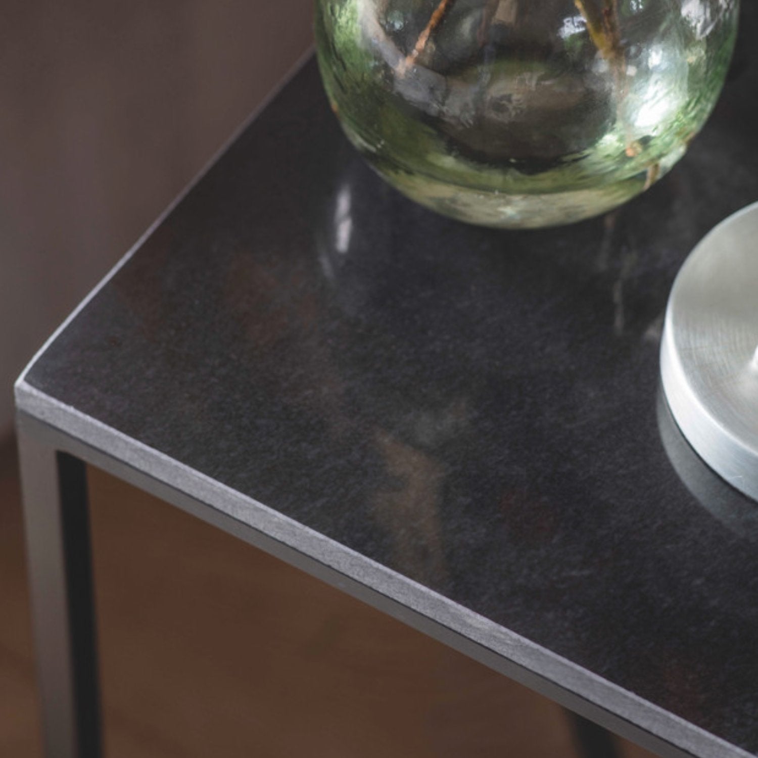 Oxford black marble 2024 side table