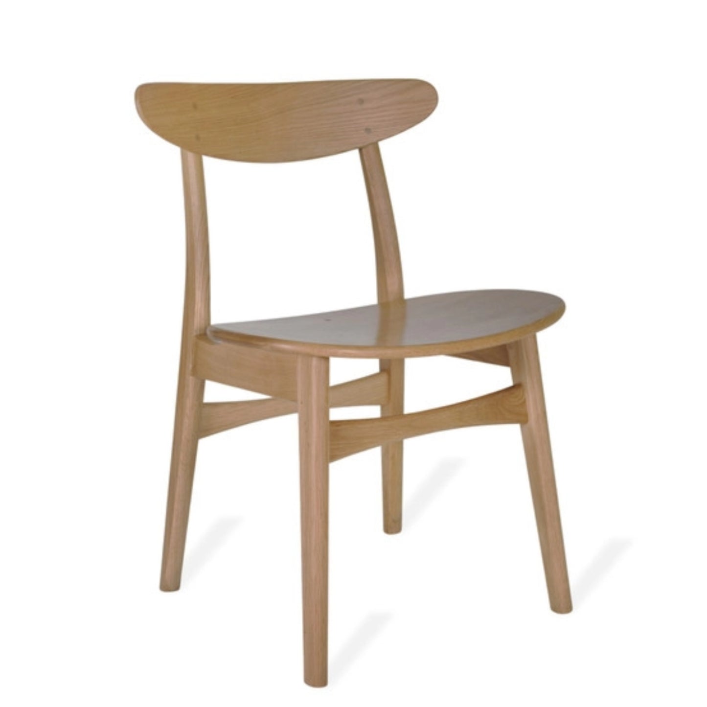 Pair of Longcot Dining Chairs by Garden Trading - Oak