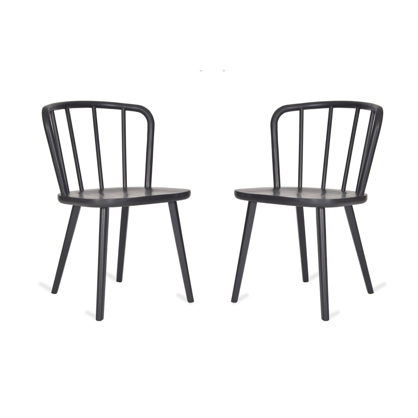 Pair of Uley Chairs in Carbon by Garden Trading - Ash