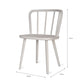 Pair of Uley Chairs in Lily White by Garden Trading