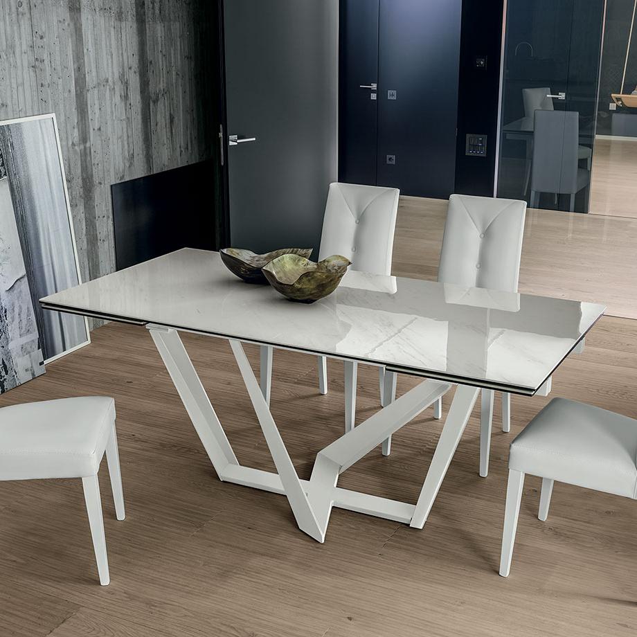 Priamo ceramic extending dining table by Target Point