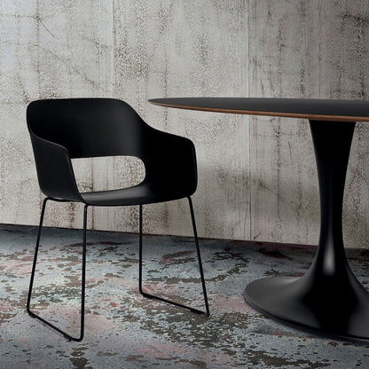 Ruud fixed oval dining table by La Primavera - myitalianliving