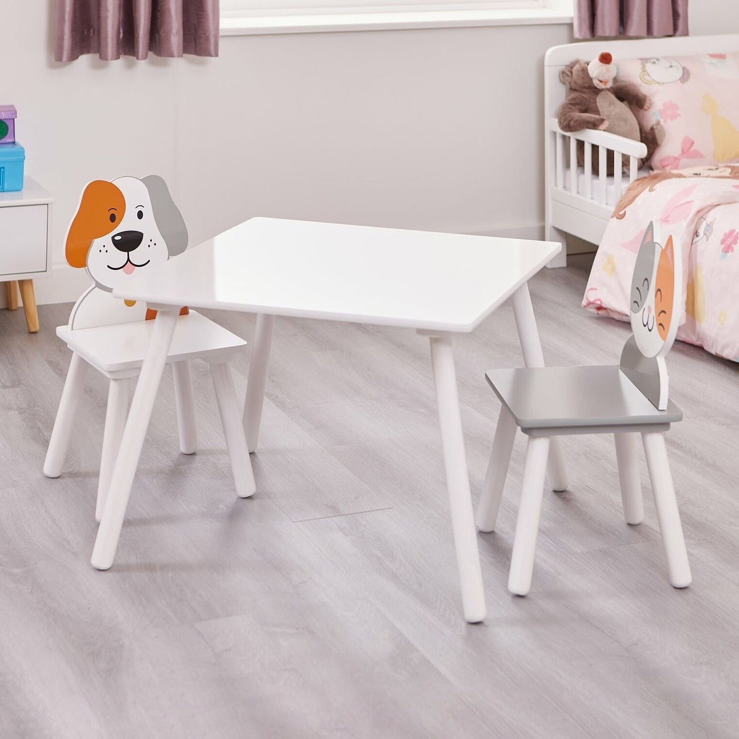Cat and Dog Table and Chairs by Liberty House Toys