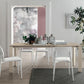 Saturno stoneware extending dining table by Target Point
