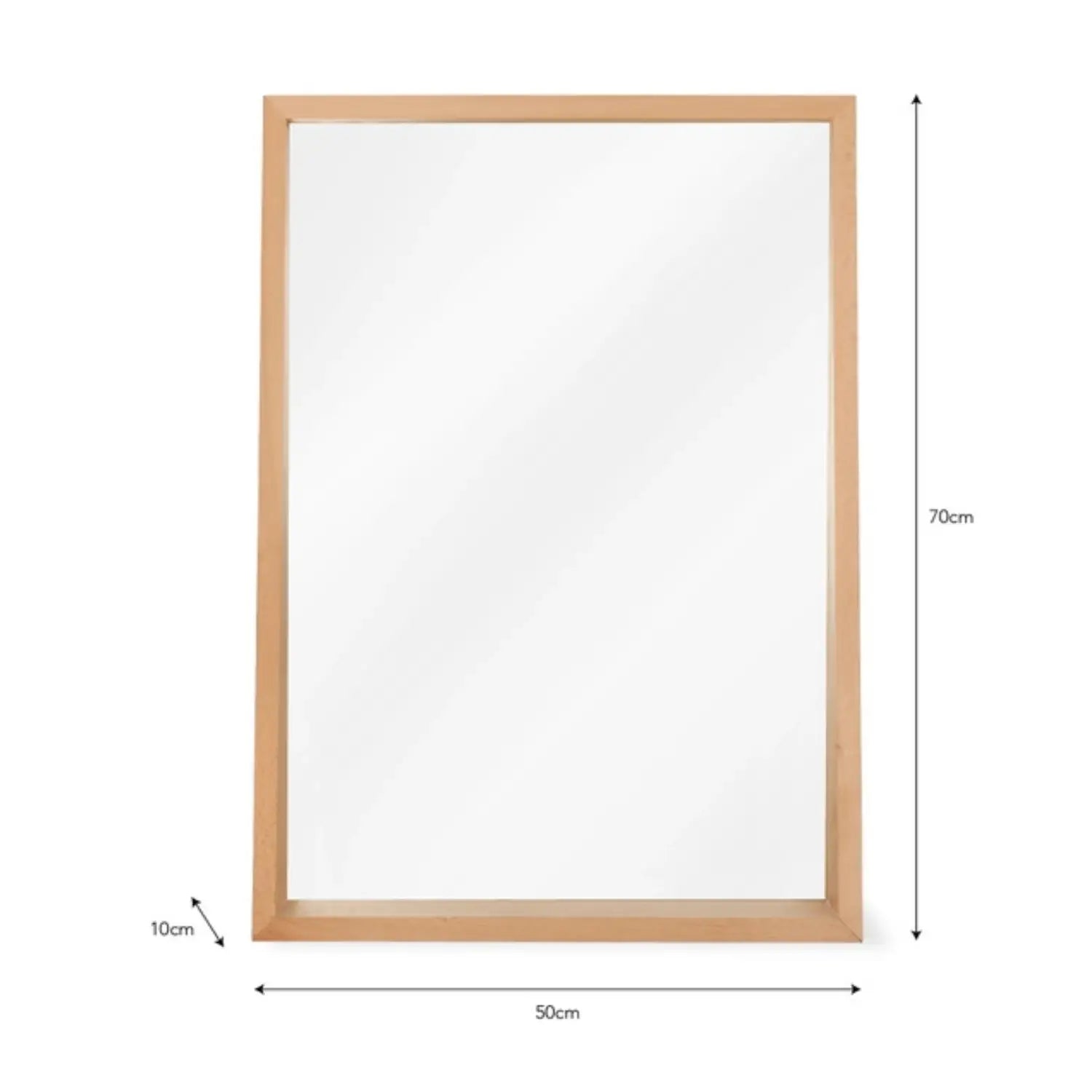 Southbourne Wall Mirror by Garden Trading - Beech