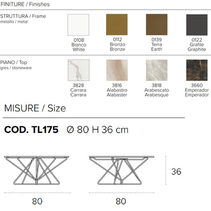 Star Round Coffee Table by Target Point