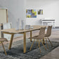 Giove 160 extendable dining table with glass top by Target Point