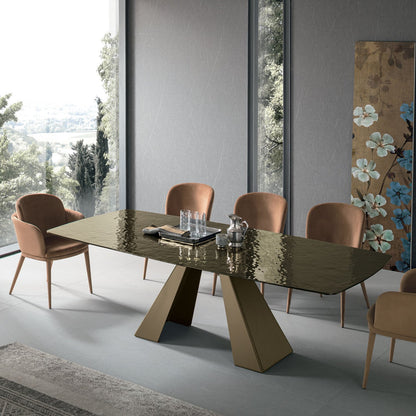Taurus Non-Extendable Glass Table by Target Point