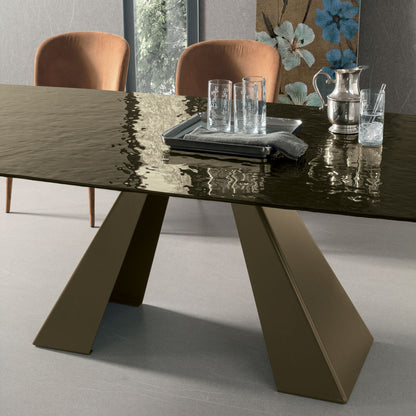Taurus Non-Extendable Glass Table by Target Point