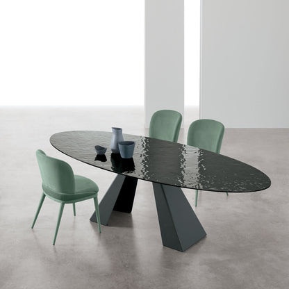 Taurus Non-Extendable Glass Table by Target Point