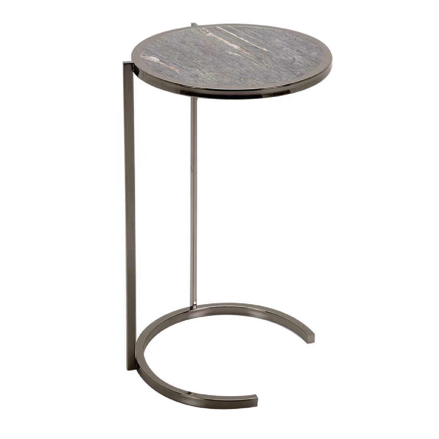 Teti Gunmetal Accent Table by Domingo Salotti