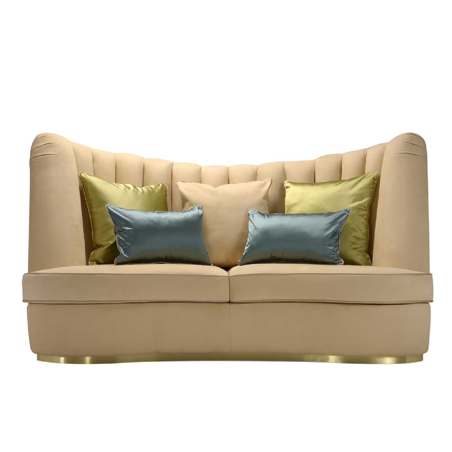 Thalia Beige 3-Seater Sofa by Domingo Salotti