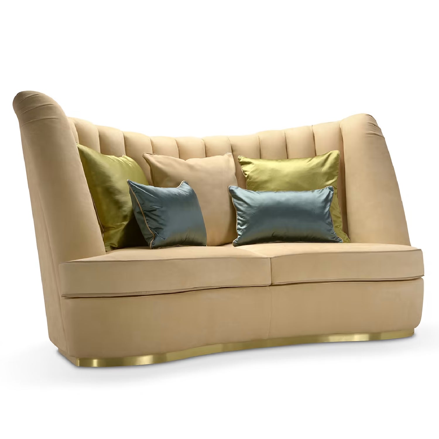 Thalia Beige 3-Seater Sofa by Domingo Salotti