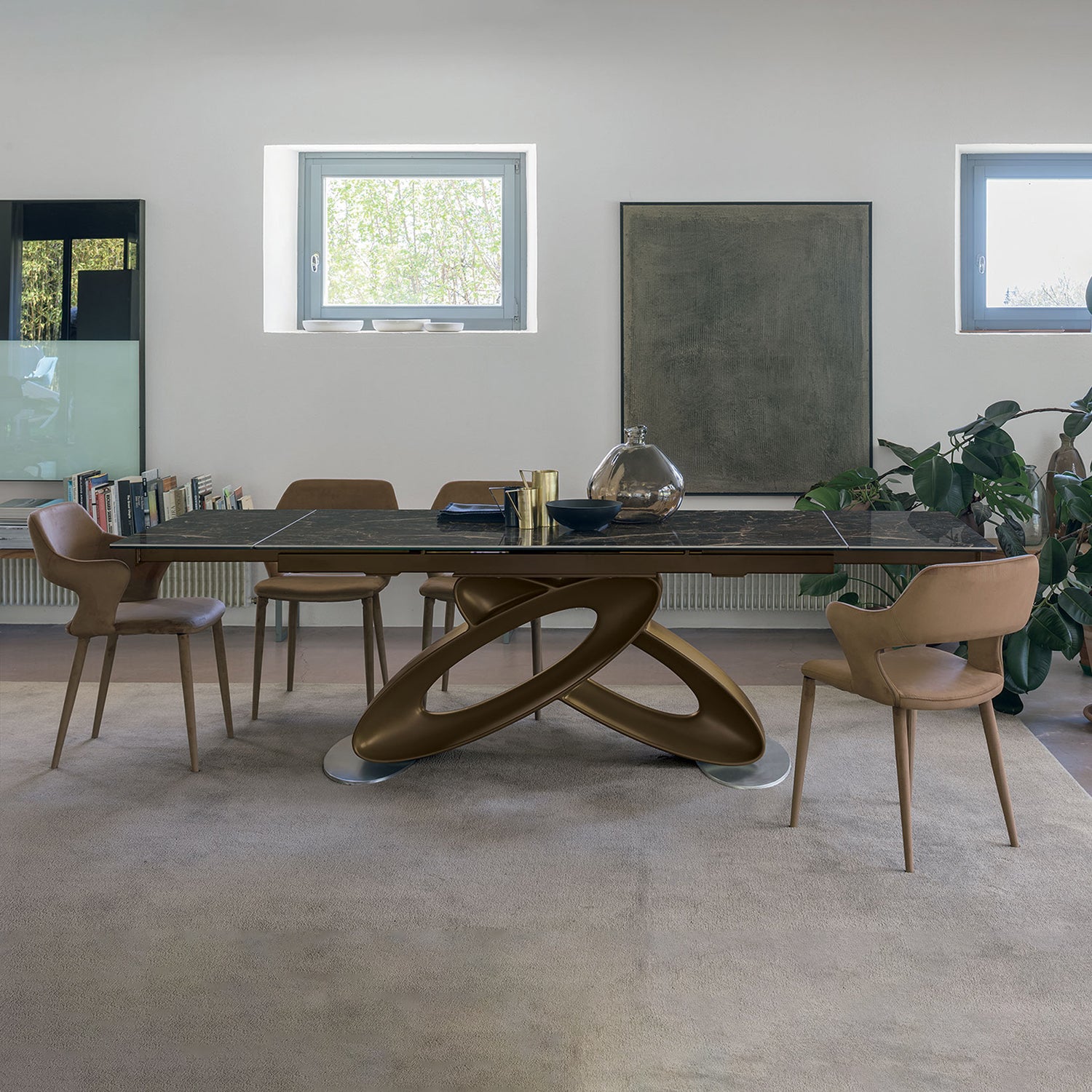 Eclipse Rectangular Extendable Dining Table – Target Point | Italian ...
