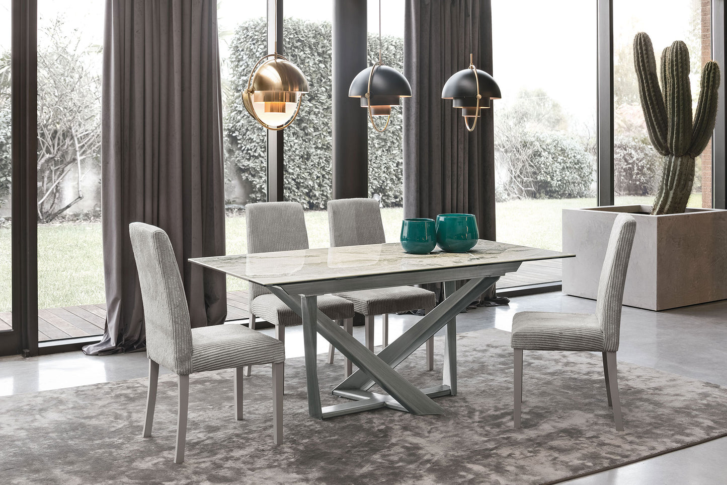 Priamo 180 ceramic extending dining table by Target Point