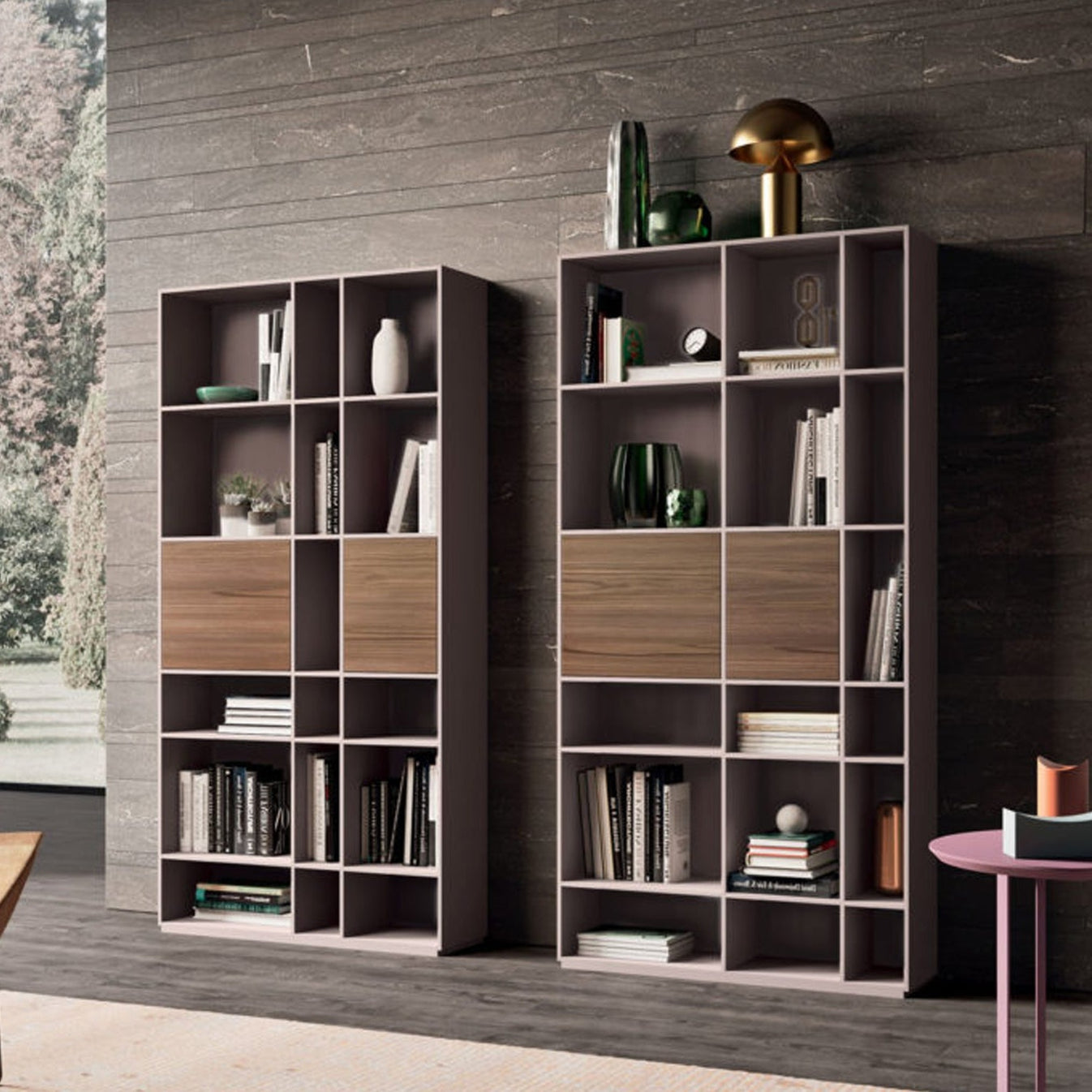 Wall 12 Bookcase | Orme Design | Living Room Furniture – My Italian Living